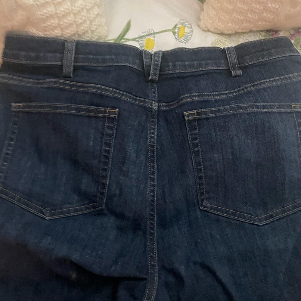 Duluth Trading Co Dark Blue Women's Boot Cut Jeans - Picture 5 of 6